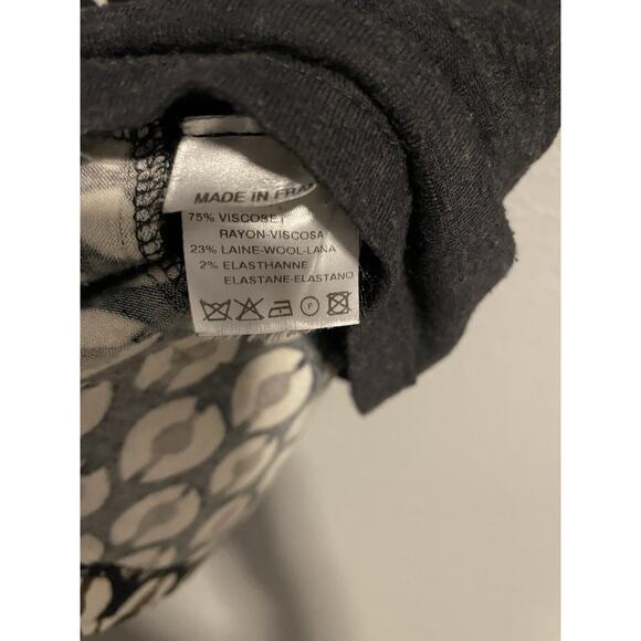 Bleu Blanc Rouge Womens Top Size FR 40 Floral Applique Art to Wear Wacky Y2K - Picture 6 of 9